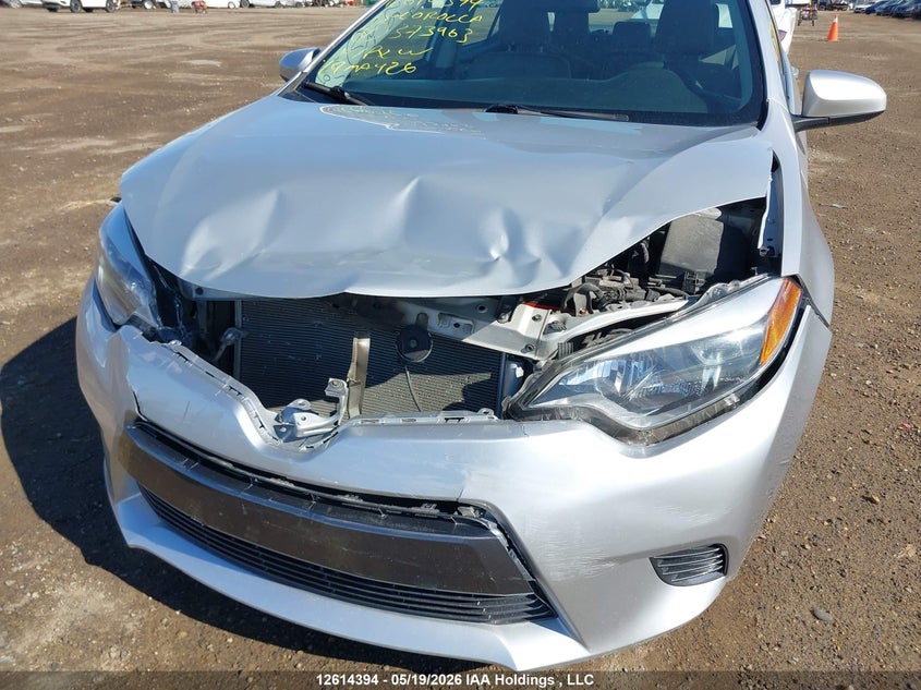 2015 TOYOTA COROLLA SEDAN 1.8L I-4 DOHC, VVT, 132HP