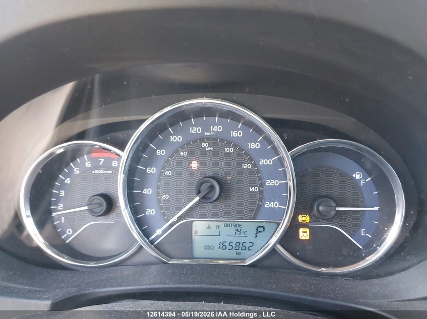 2015 TOYOTA COROLLA SEDAN 1.8L I-4 DOHC, VVT, 132HP