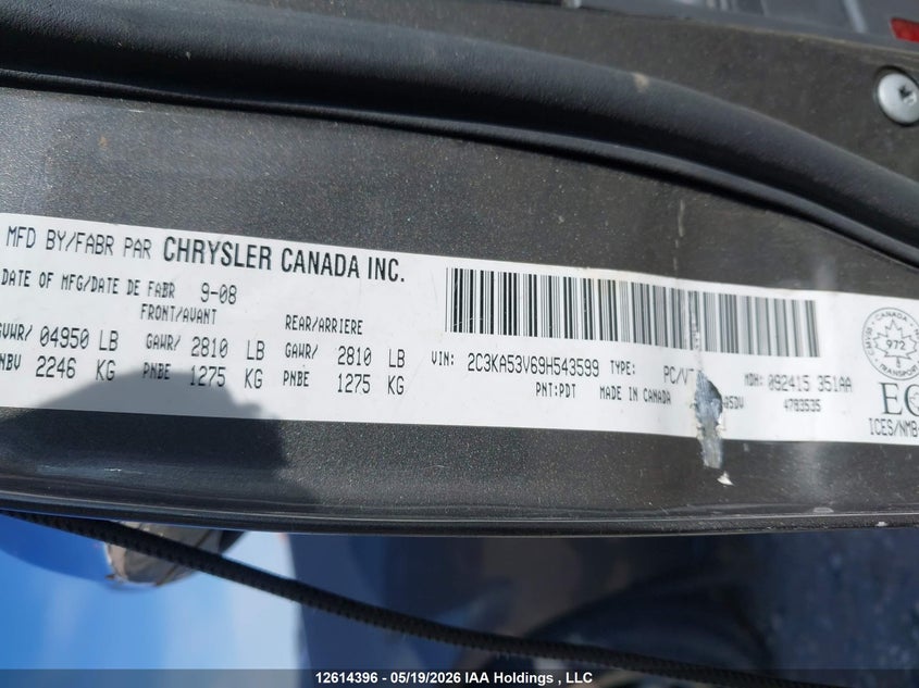 2010 Chrysler 300C VIN: 2C3CA6CT3AH201069 Lot: 12614396