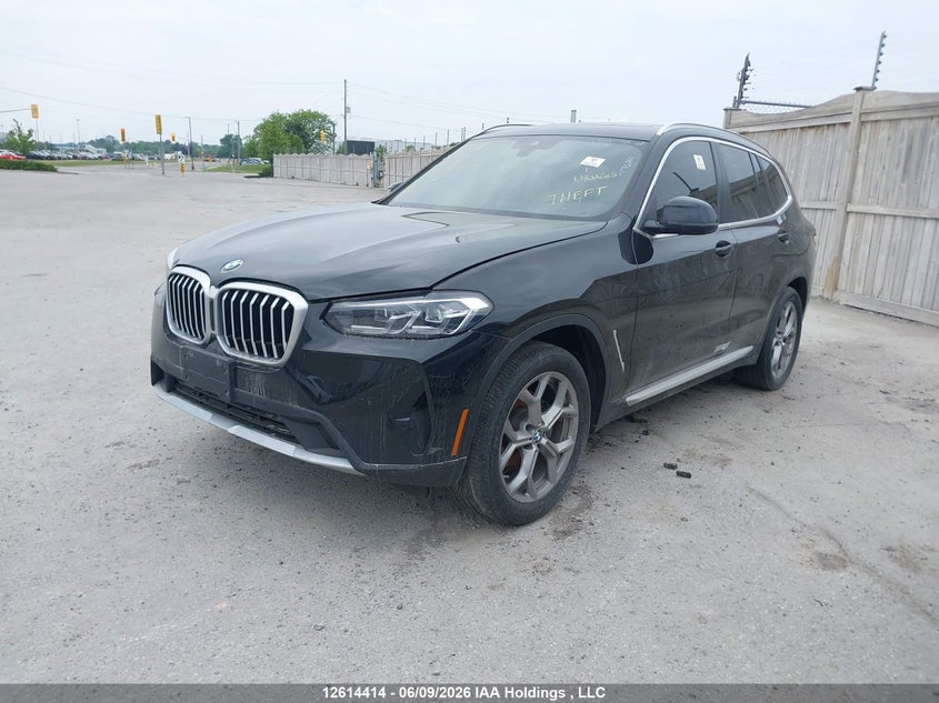 2024 BMW X3 xDrive30I, Угон, IAAI, VIN 5UX53DP0XR9T76240 — фото 2