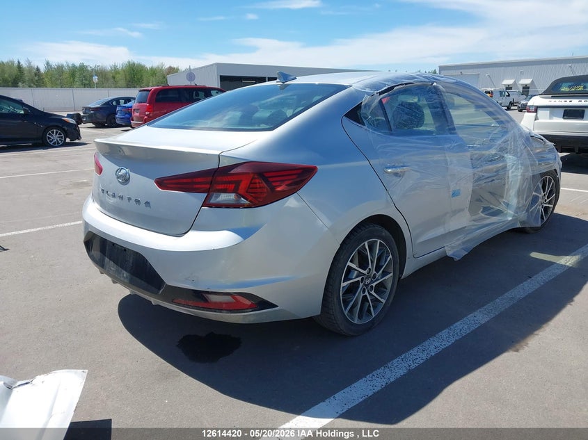 Vin: kmhd84lf3ku765079, lot: 3013200, hyundai elantra luxury 20194