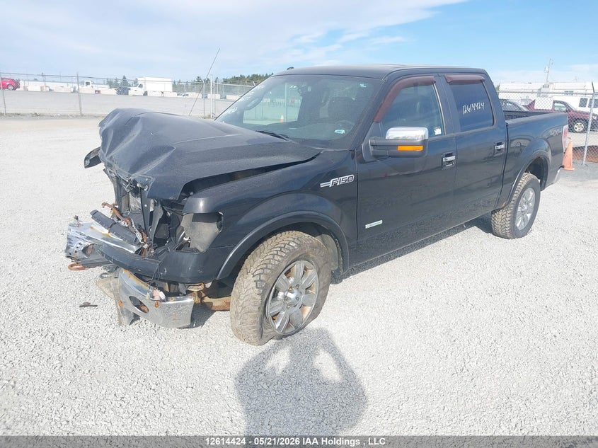 2012 Ford F-150 3.5 Lariat black Lot 111012614424 Vin 1FTFW1ET3CFA76623