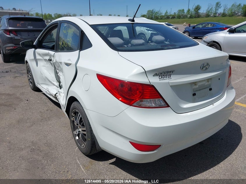 Vin: kmhct4ae2du511578, lot: 3013281, hyundai accent 20133