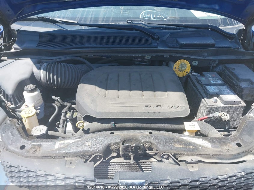 2019 Dodge Caravan 3.6 Grand Cvp/Sxt blue Lot 111012614616 Vin 2C4RDGBG5KR665144