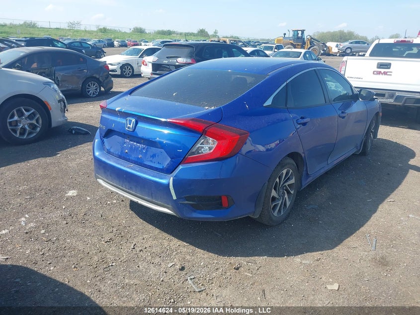 Vin: 2hgfc2f73lh000416, lot: 3013416, honda civic ex 4dr 20204