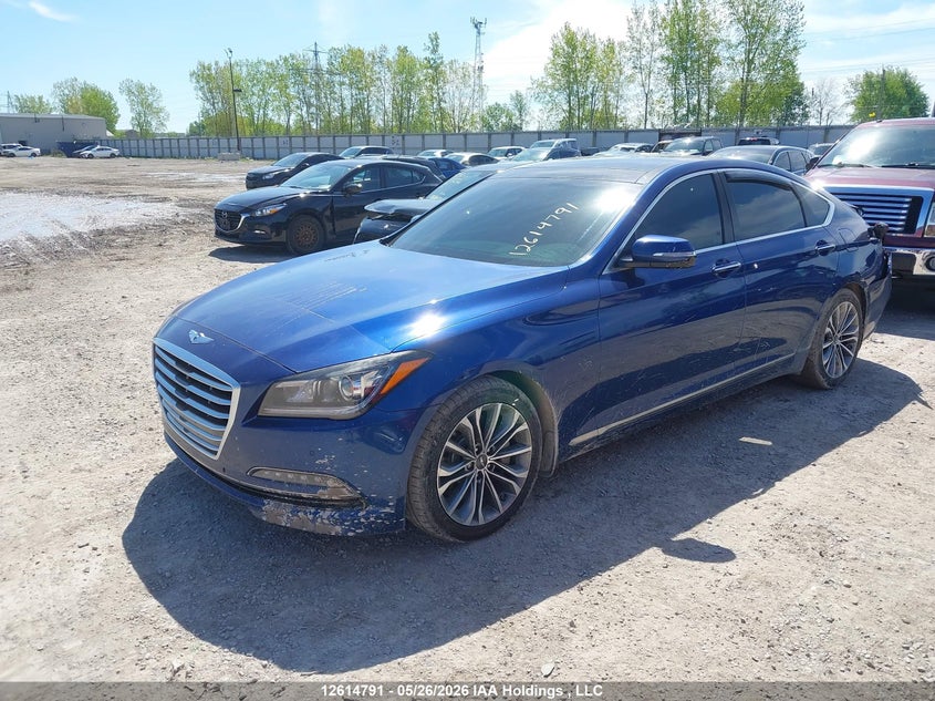 Vin: kmhgn4je4fu040726, lot: 3013594, hyundai genesis 3.8l 20152