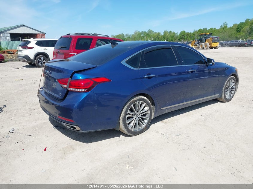 Vin: kmhgn4je4fu040726, lot: 3013594, hyundai genesis 3.8l 20154