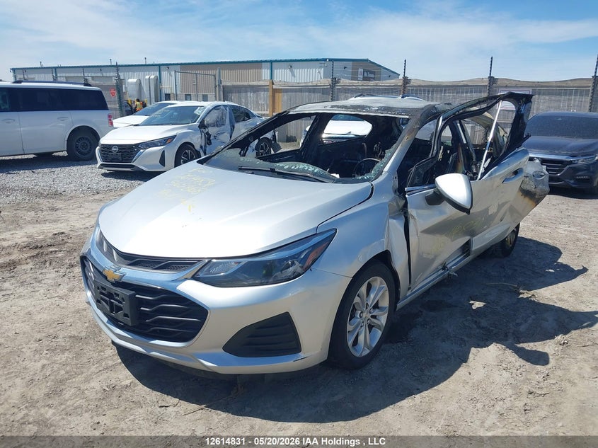 Vin: 3g1be6sm5ks565863, lot: 3013634, chevrolet cruze lt 20192