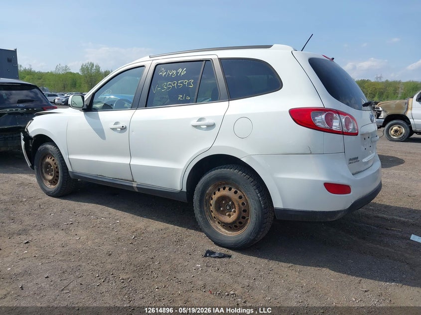 Vin: 5nmsgdag3ah359593, lot: 3013699, hyundai santa fe gls 20103