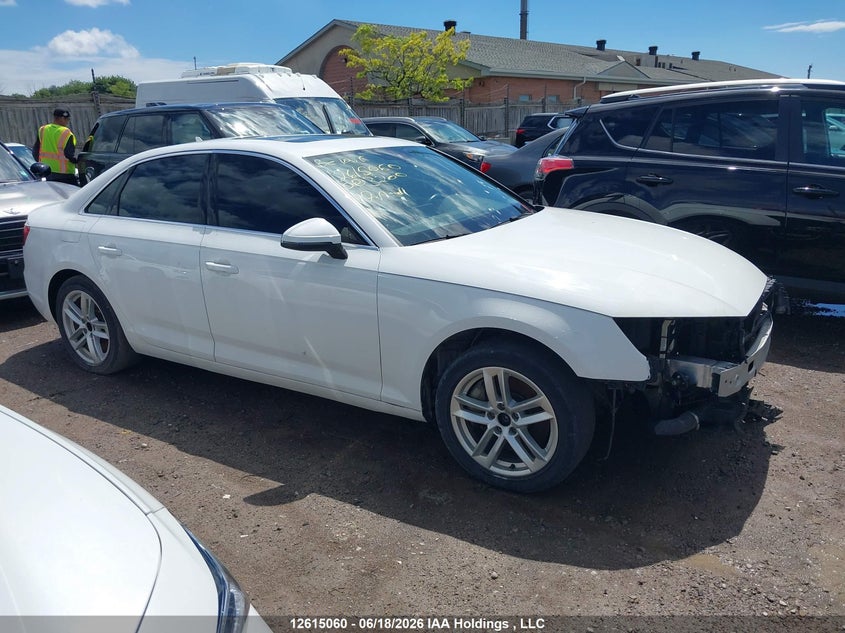 2017 AUDI A4 SEDAN 2.0L I-4 DI, DOHC, VVT, TURBO, 252HP