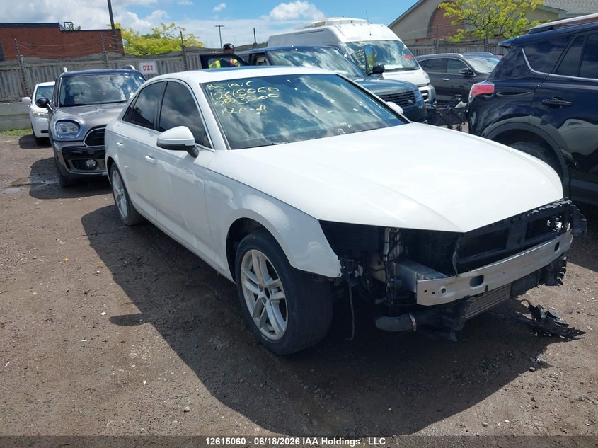 2017 AUDI A4 SEDAN 2.0L I-4 DI, DOHC, VVT, TURBO, 252HP