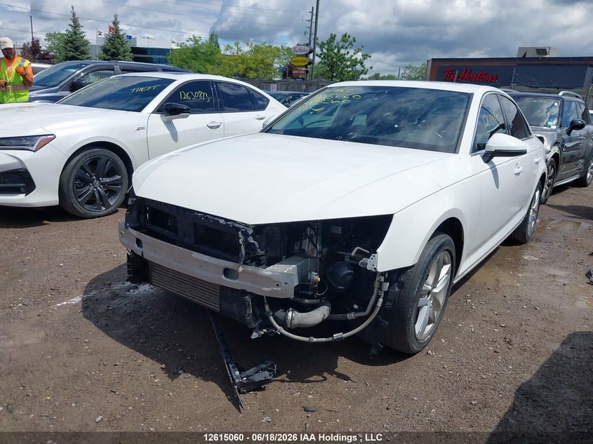 2017 AUDI A4 SEDAN 2.0L I-4 DI, DOHC, VVT, TURBO, 252HP