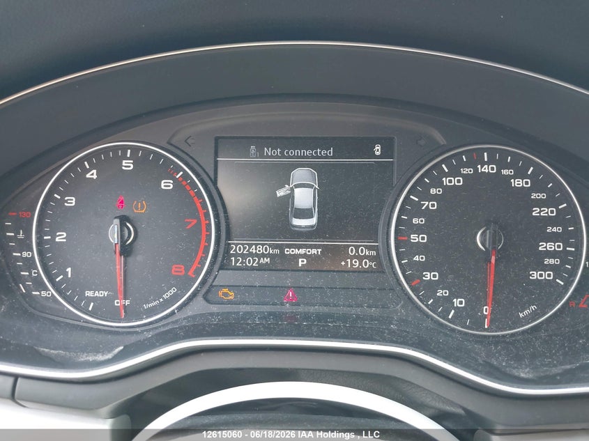 2017 AUDI A4 SEDAN 2.0L I-4 DI, DOHC, VVT, TURBO, 252HP