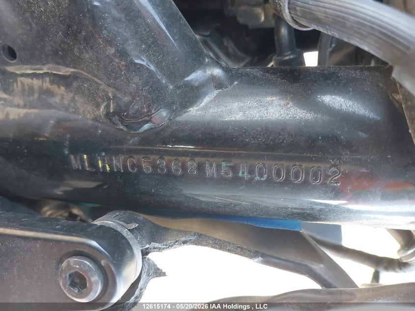 2021 Honda Cmx300 A VIN: MLHNC5368M5400002 Lot: 12615174
