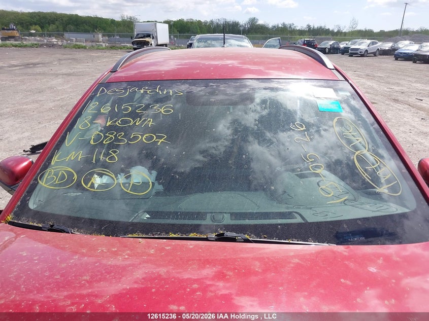 2018 Hyundai Kona Se VIN: KM8K1CAA1JU083507 Lot: 12615236