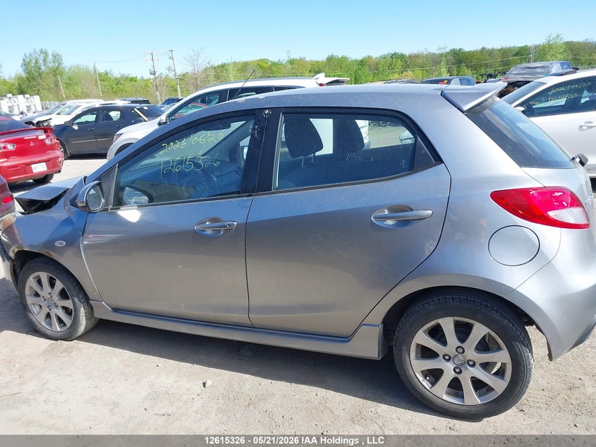 2011 Mazda 2 1.5 grey Lot 111012615326 Vin JM1DE1HY6B0109486