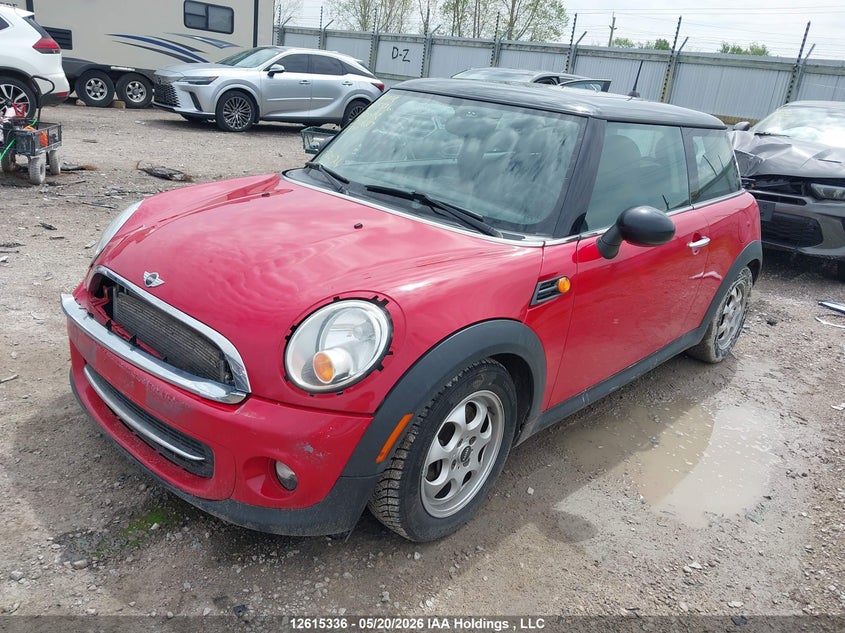 2012 Mini Cooper 1.6 Mini Classic red Lot 111012615336 Vin WMWSU3C55CT540627