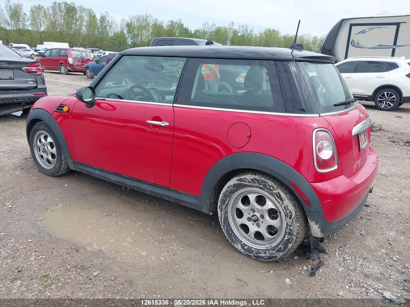 2012 Mini Cooper 1.6 Mini Classic red Lot 111012615336 Vin WMWSU3C55CT540627