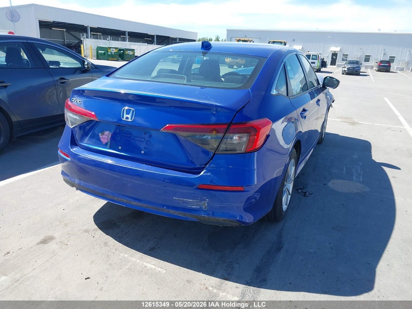 Vin: 2hgfe2f37nh106667, lot: 3014199, honda civic 20224