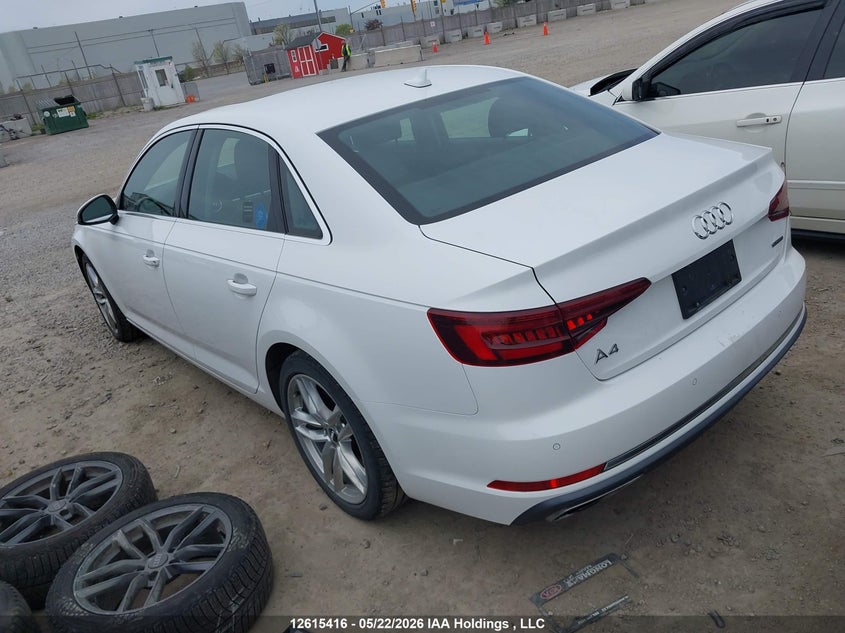 Vin: waucnaf40ka010438, lot: 3014267, audi a4 20193