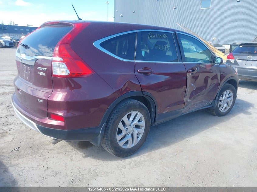 Vin: 2hkrm4h49gh108673, lot: 3014319, honda cr-v se 20164