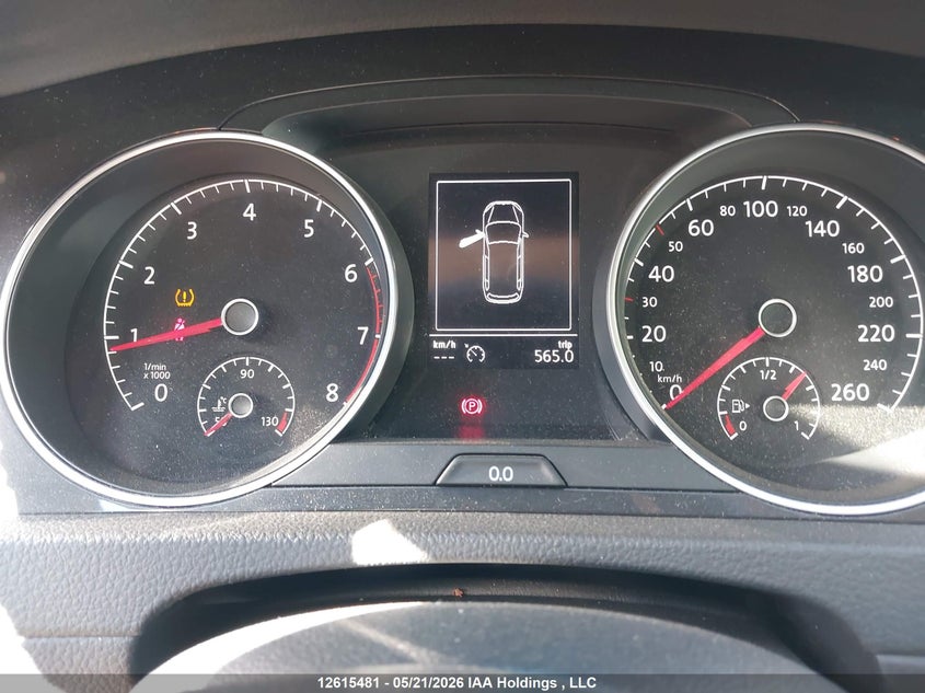 2019 Volkswagen Golf VIN: 3VW217AU8KM521772 Lot: 12615481