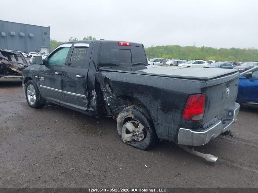 2017 Dodge Ram 1500 5.7 black Lot 111012615513 Vin 1C6RR7GT7HS751125