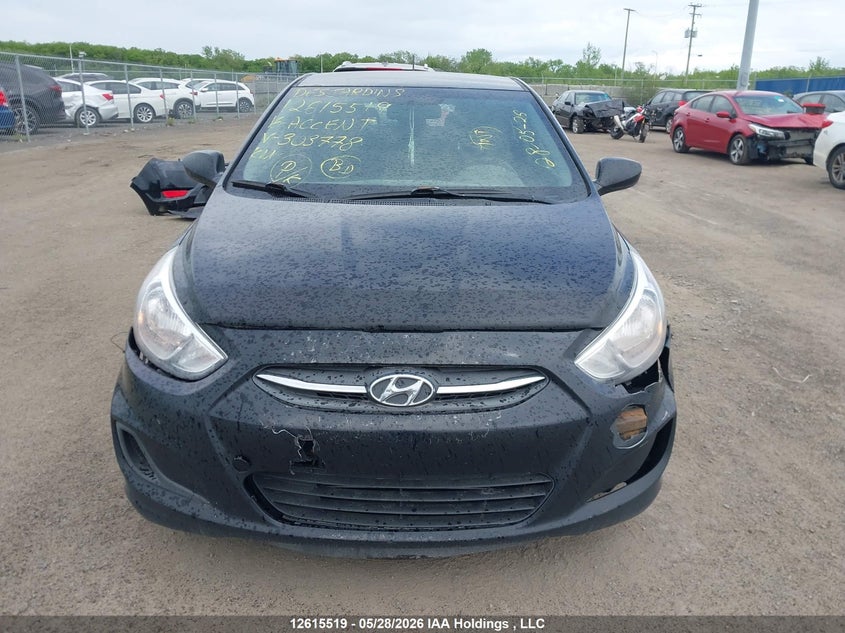 2016 Hyundai Accent Se VIN: KMHCT5AE8GU303778 Lot: 12615519