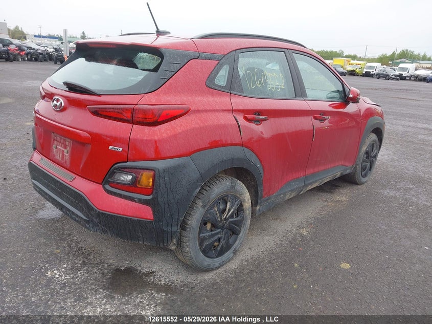 Vin: km8k1caa7ku352935, lot: 3014417, hyundai kona essential 4p ti 20194