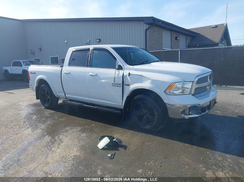 2018 Ram 1500 5.7 Ram Slt white Lot 111012615652 Vin 1C6RR7TT7JS153919
