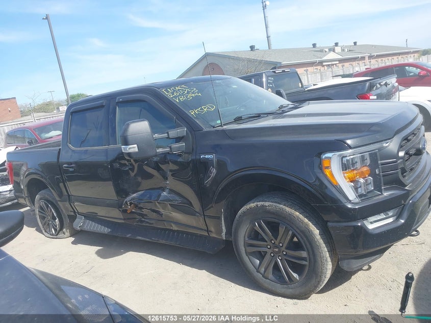 2022 Ford F-150 VIN: 1FTFW1E55NFB13904 Lot: 12615753