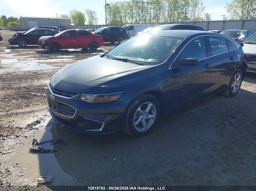 2018 Chevrolet Malibu, Удар ззаду, IAAI, VIN 1G1ZB5ST8JF247473 — фото 2