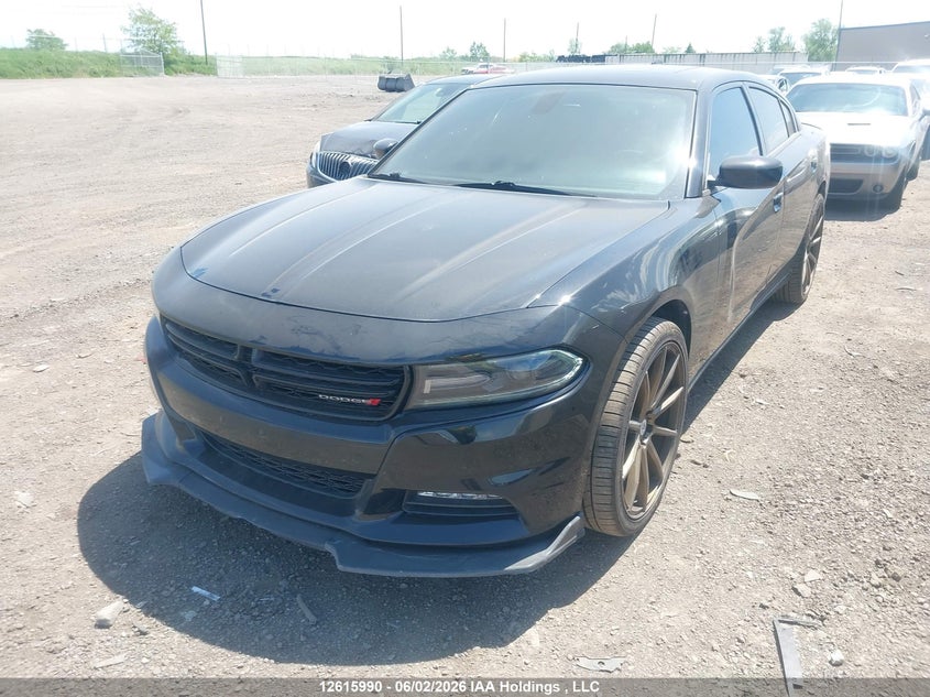 2019 Dodge Charger, Rear, IAAI, VIN 2C3CDXJG9KH616949 — photo 2