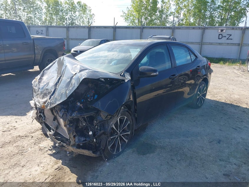 2019 Toyota Corolla, Удар спереди, IAAI, VIN 2T1BURHE2KC210013 — фото 2