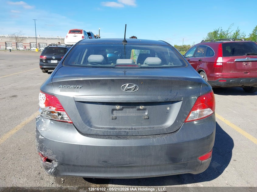 2012 Hyundai Accent 1.6 black Lot 111012616102 Vin KMHCT4AE6CU248316