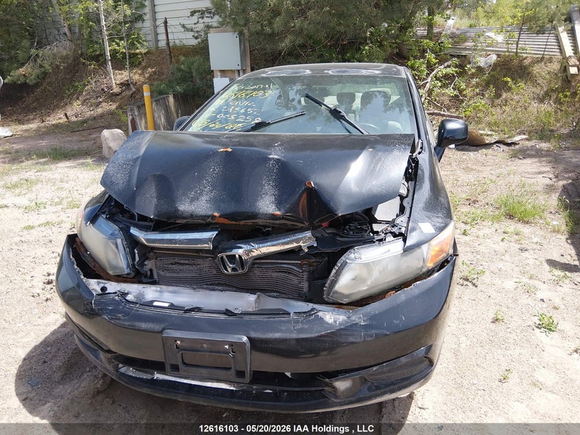 2012 HONDA CIVIC SEDAN 1.8L I-4 VVT, 140HP