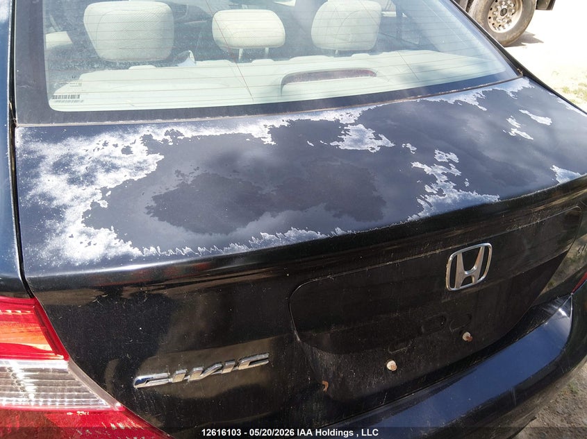2012 HONDA CIVIC SEDAN 1.8L I-4 VVT, 140HP