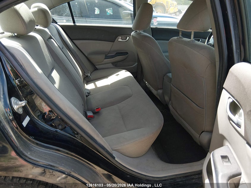 2012 HONDA CIVIC SEDAN 1.8L I-4 VVT, 140HP