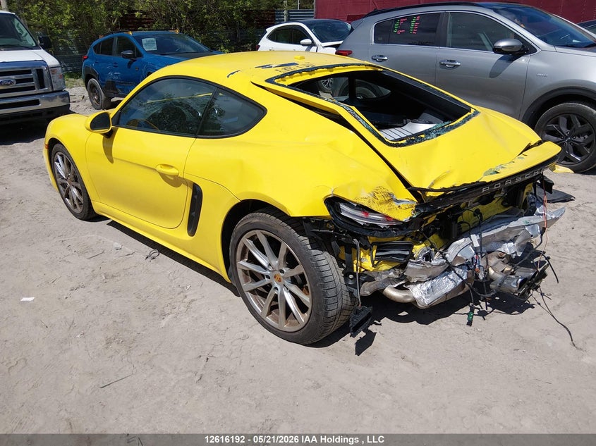 Vin: wp0aa2a83jk261081, lot: 3015140, porsche cayman 20183