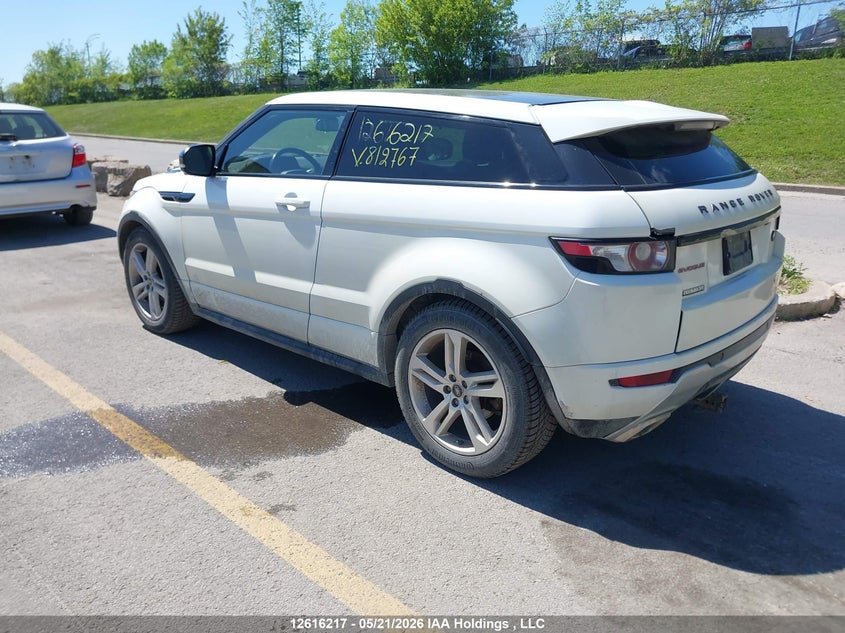 2013 Land Rover Range Rover Evoque Dynamic Premium VIN: SALVT1BG2DH812767 Lot: 12616217
