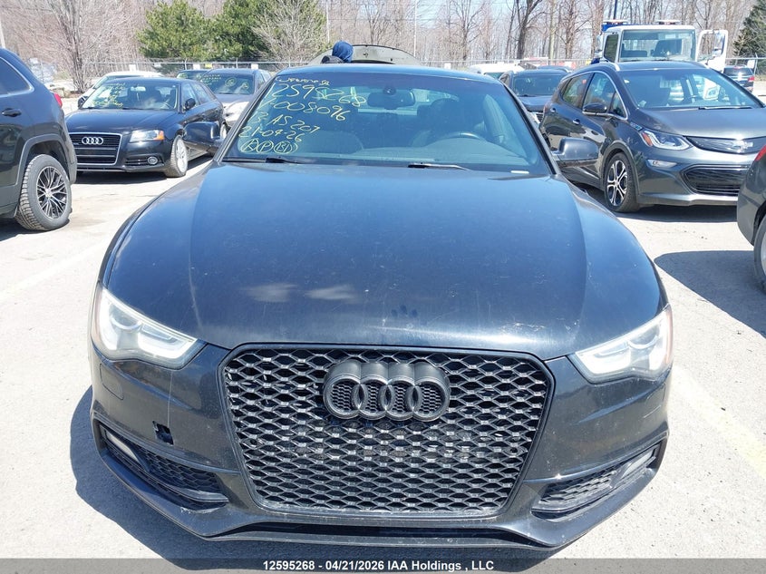 2013 Audi A5 2.0T Premium VIN: WAUMFBFR2DA008096 Lot: 12595268X