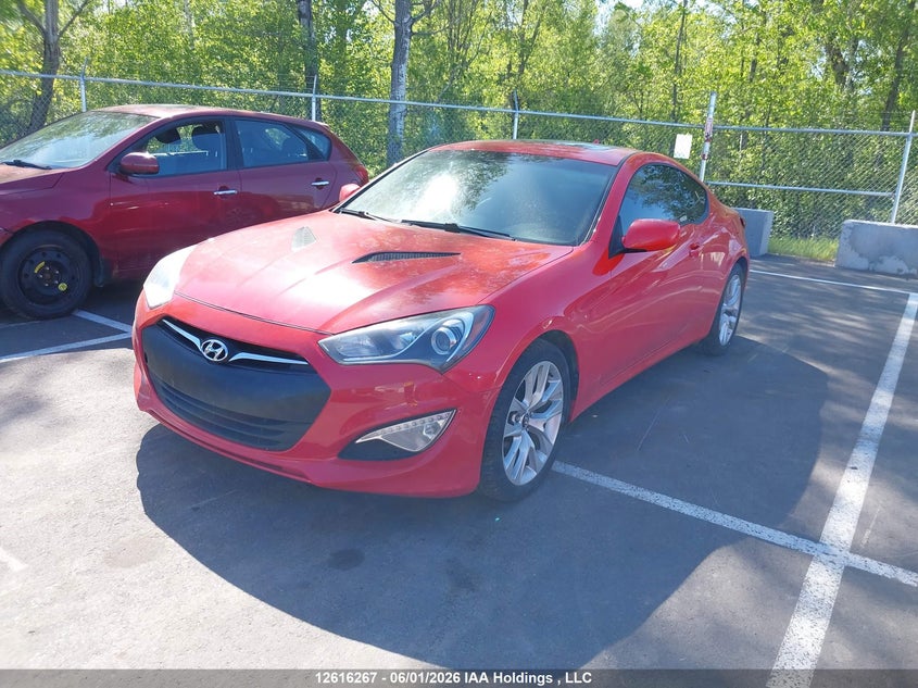 Vin: kmhht6kd6du100790, lot: 3015232, hyundai genesis 2.0t premium 20132