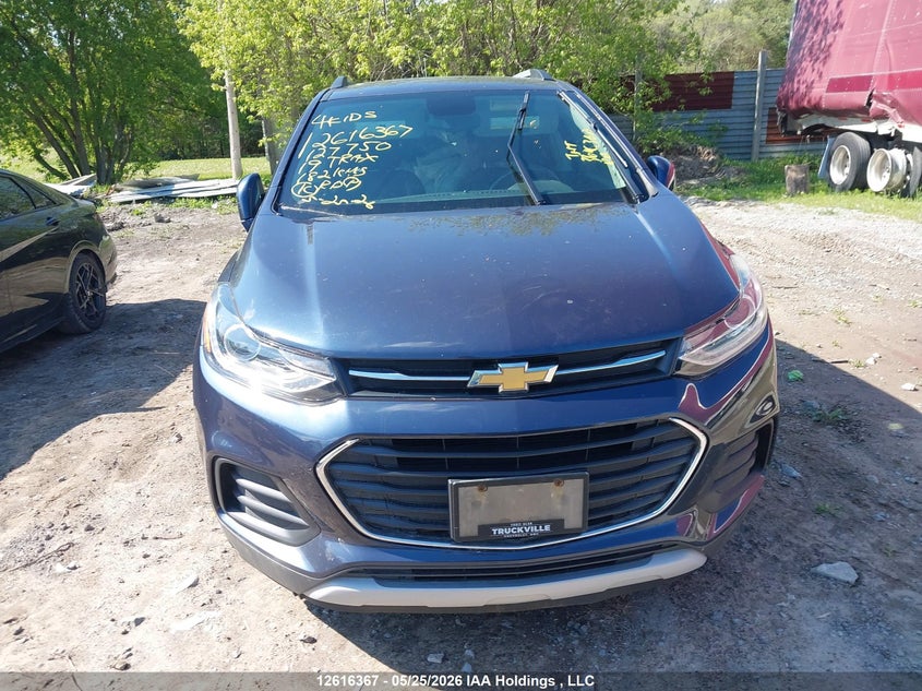2019 Chevrolet Trax 1Lt VIN: 3GNCJLSB8KL127750 Lot: 12616367