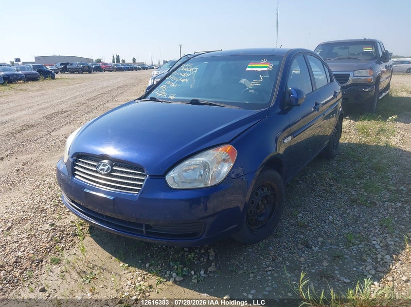 2007 Hyundai Accent, Theft Recovery, IAAI, VIN KMHCN45C77U142319 — photo 2