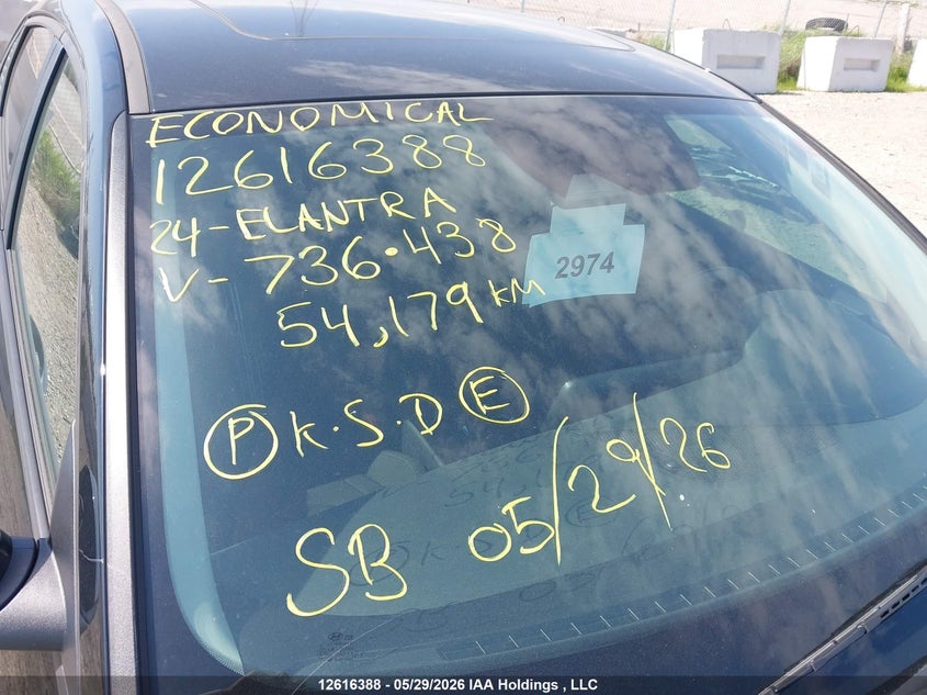 2024 Hyundai Elantra Preferred W/Tech Package VIN: KMHLM4DG2RU736438 Lot: 12616388