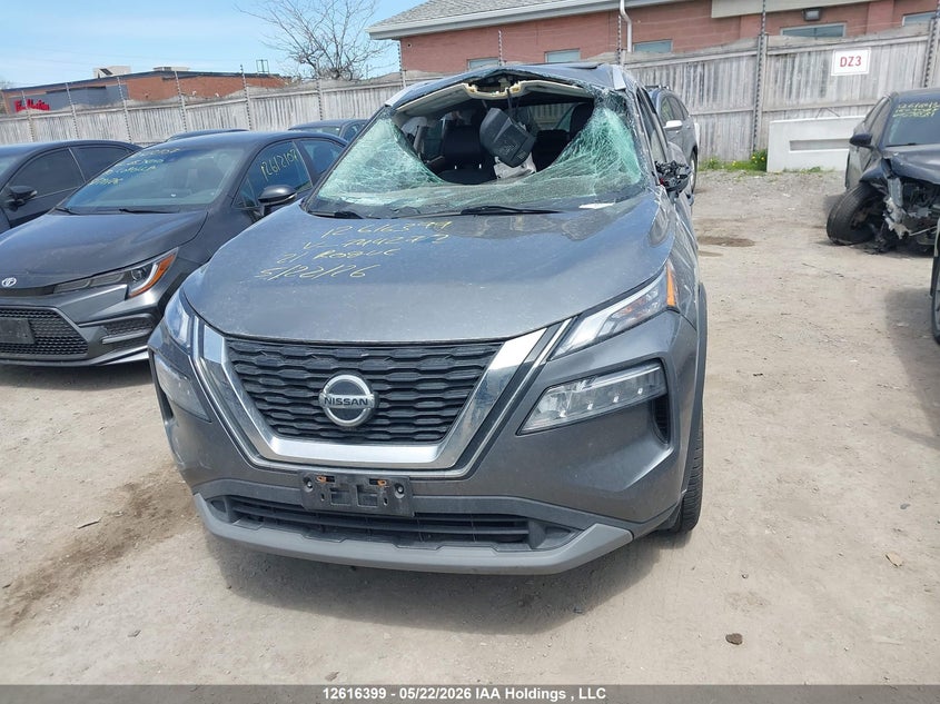 2021 Nissan Rogue Sv VIN: 5N1AT3BB9MC744272 Lot: 12616399