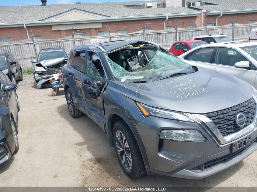 2021 Nissan Rogue Sv VIN: 5N1AT3BB9MC744272 Lot: 12616399