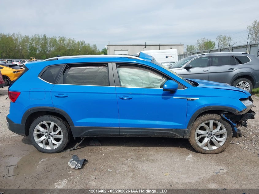 2022 Volkswagen Taos VIN: 3VVEX7B2XNM000957 Lot: 12616402