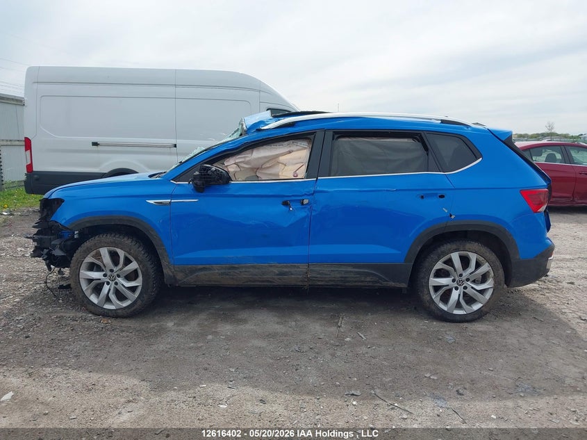 2022 Volkswagen Taos VIN: 3VVEX7B2XNM000957 Lot: 12616402