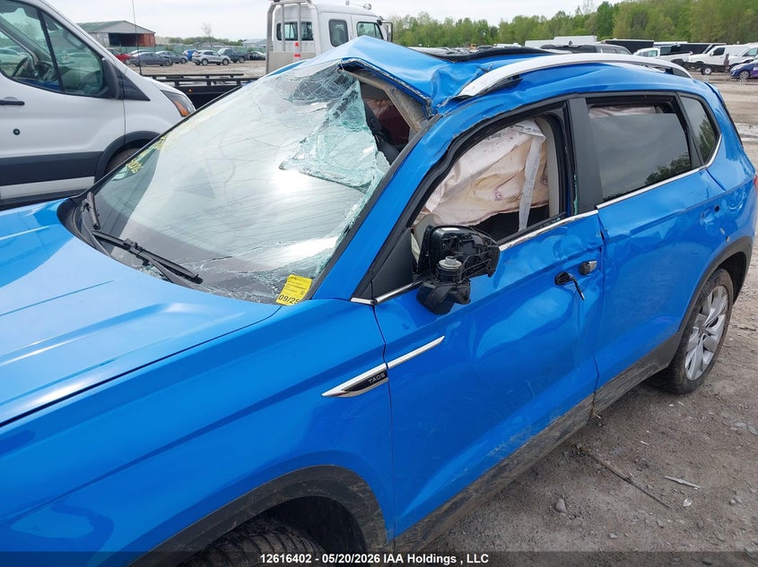 2022 Volkswagen Taos VIN: 3VVEX7B2XNM000957 Lot: 12616402